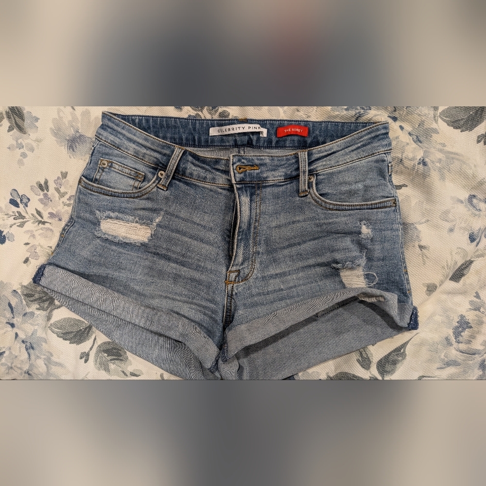 Celebrity Pink Jean Shorts